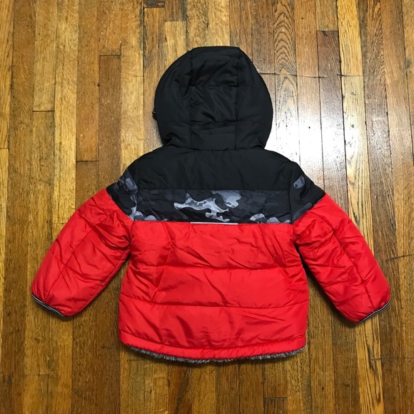Gerry Kids Reversible Jacket, Red - 2T - Picture 5 of 8